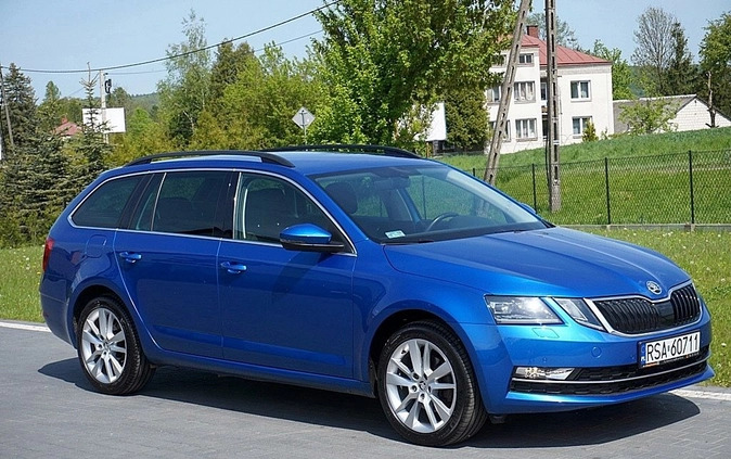 Skoda Octavia cena 71900 przebieg: 158000, rok produkcji 2019 z Sanok małe 704